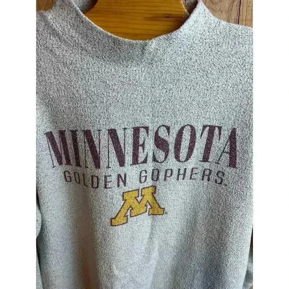 Minnesota Golden Gophers Mock Neck Sweatshirt Bottom Drawers Size M - Picture 2 of 7